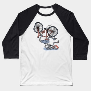 accident while riding a bicycle Baseball T-Shirt